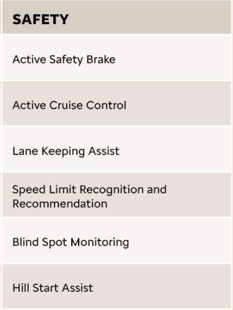 Safety Features